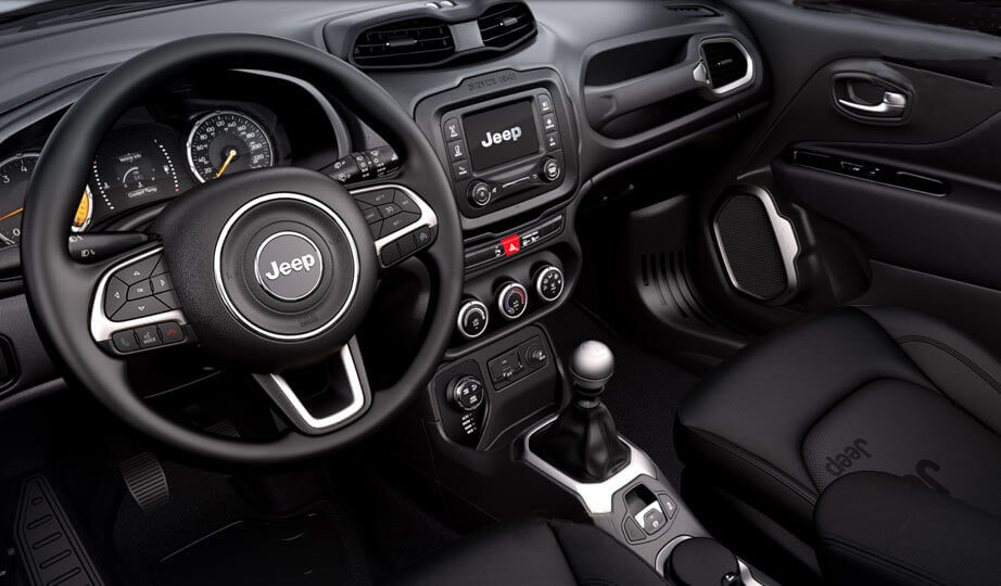Inside view jeep renegade